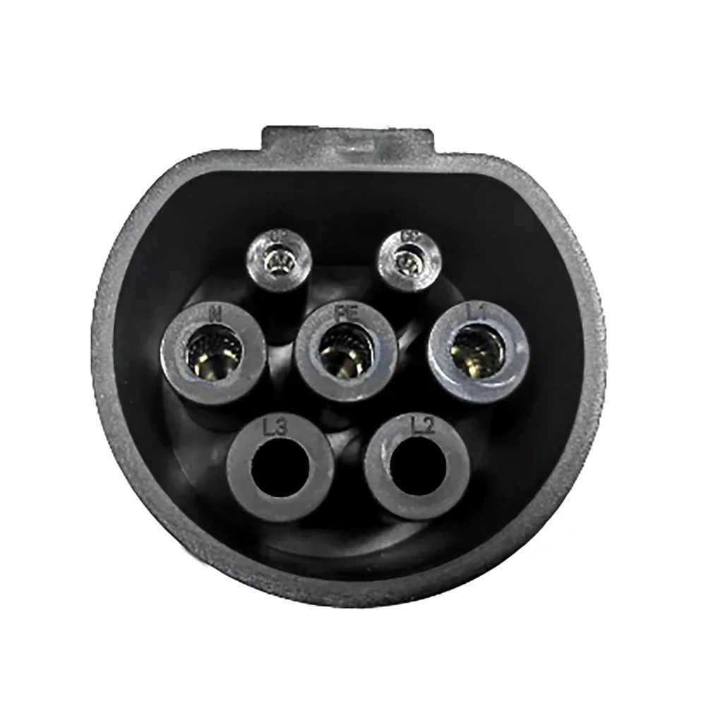 Electric Car Charger Adapter Plug EVSE Type 2 16A AC220V Female to Schuko / EU Socket Outdoor Power Station Connector Plug