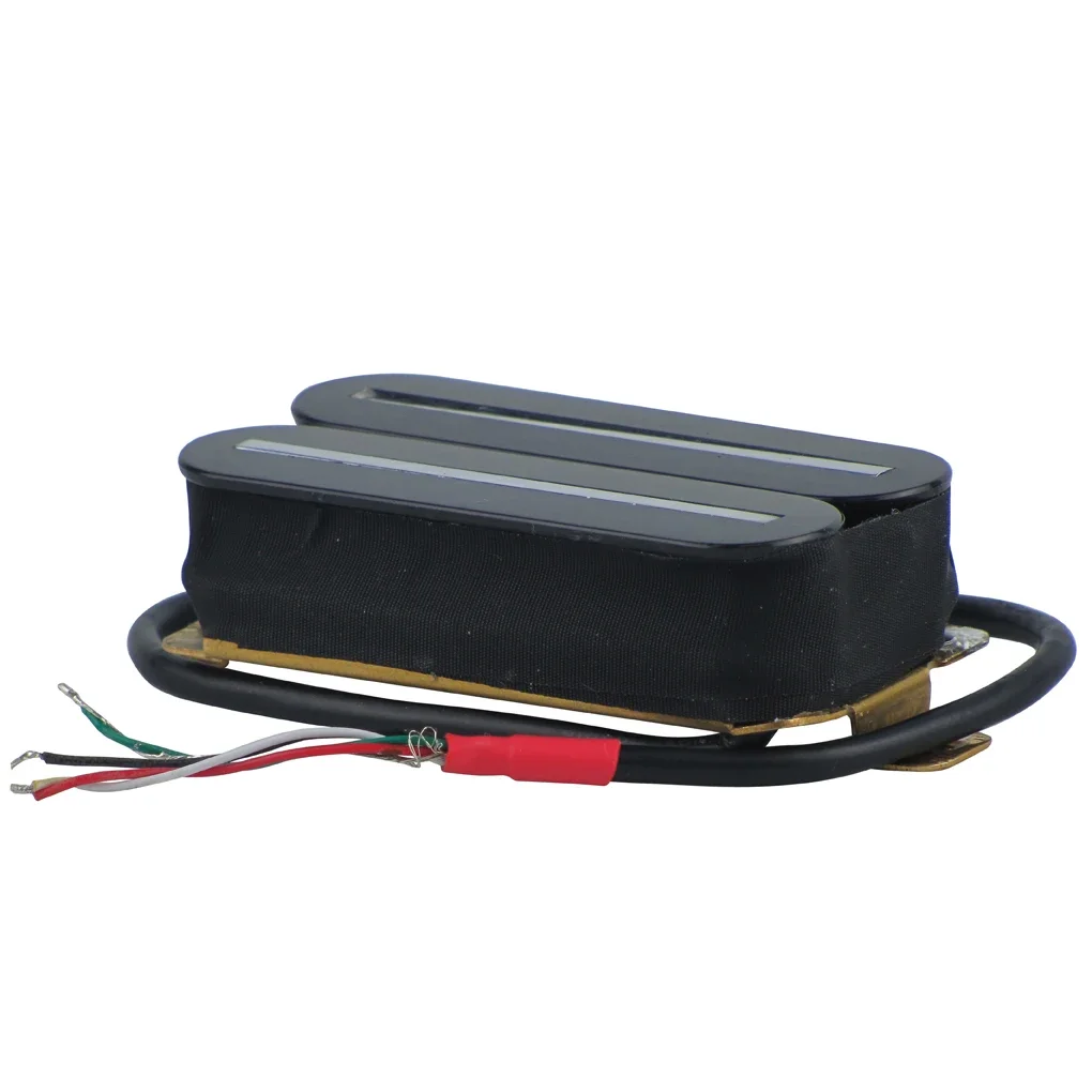Dual Track Humbucker Pickup Electric Guitar Pickup Black High Output Ceramic Magnet 57mm Rail Guitar Part Accessories