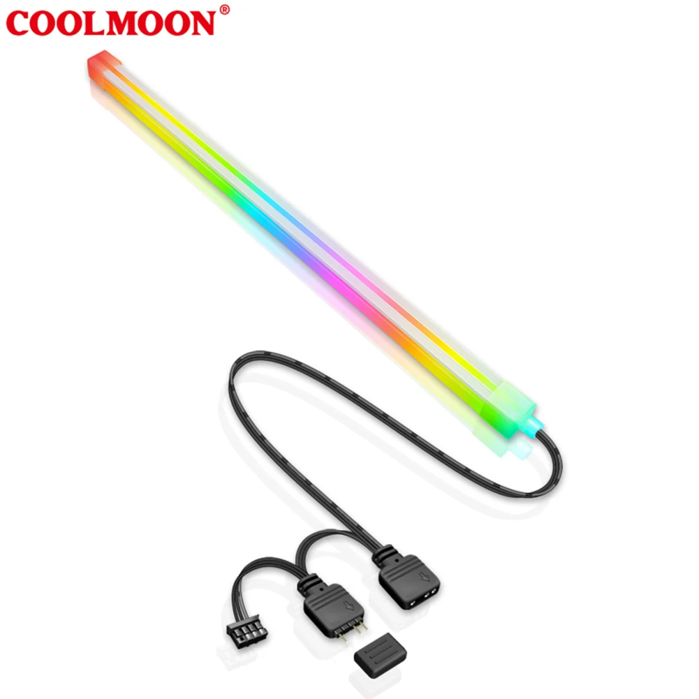 

5V 3Pin 4Pin Flexible Lamp Strip ARGB AURA SYNC 26LED PC Case Strip Computer Accessories Motherboard Light Bar Silicone for ASUS