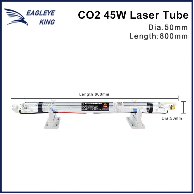 Imagem -03 - Tubo do Laser para Faça Você Mesmo Gravura Máquina de Corte Lâmpada de Vidro K40 Série Co2 Comprimento 700 mm 40w 2030