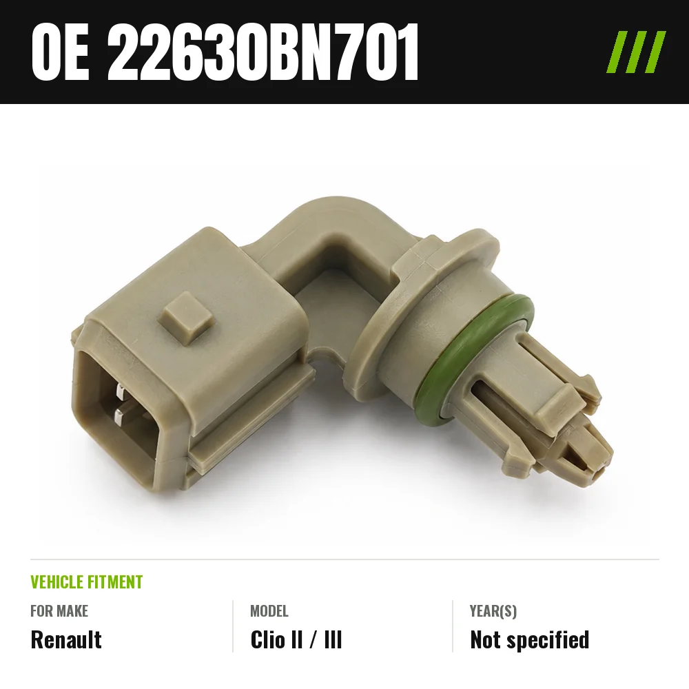 22630BN701 Intake Air Temperature Sensor 2 Pin For Renault Clio Espace Kangoo Laguna Megane Scenic Modus Twingo Trafic