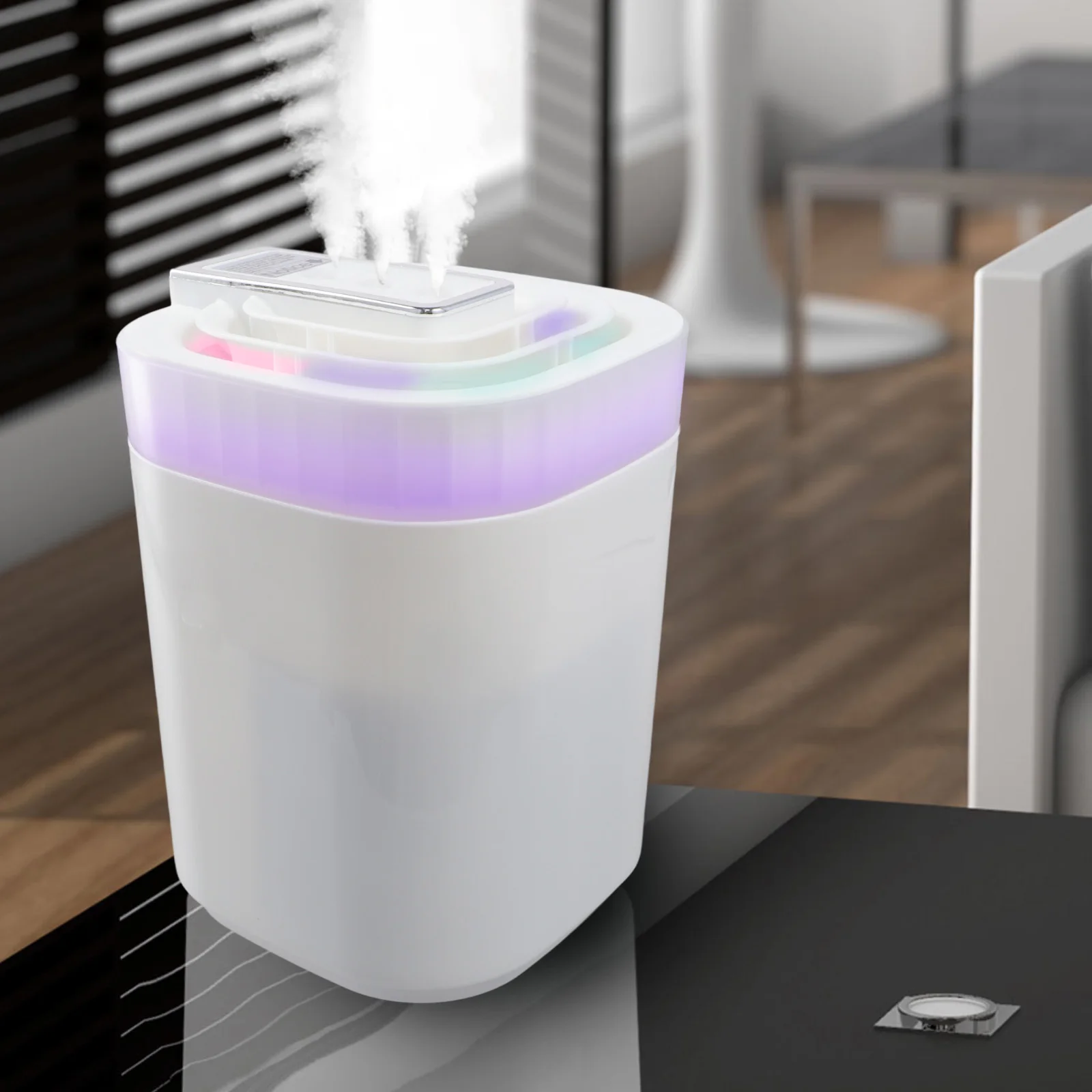 Automatic Shut Humidifier Automatic Safety Shut for 3l Humidifier Colorful LED Night Light For Large Rooms Automatic