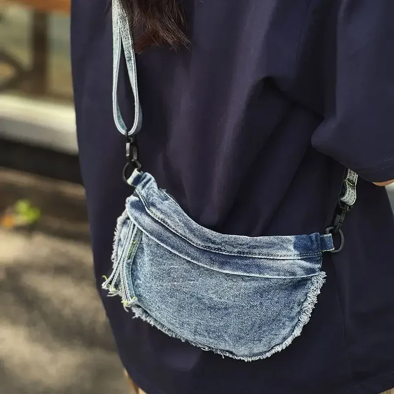 

Denim Bag Women Korean Vintage Fashion Casual Shoulder Bag Pures and Bags Crossbody Girls Bag All-match