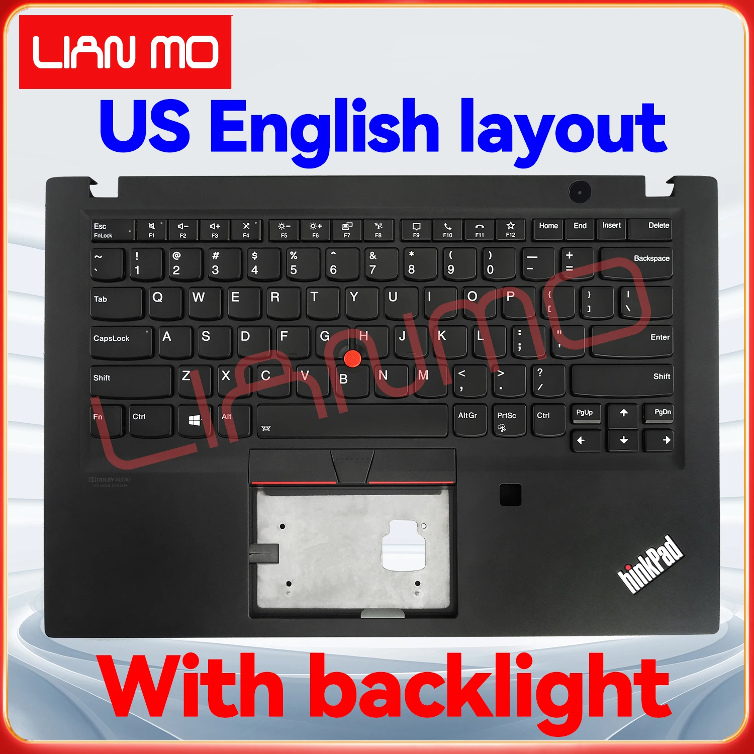 Teclado retroiluminado para Lenovo ThinkPad T14s Gen1/P1 Gen3/X1 Extreme 3rd Gen/X1 Extreme Gen3 C, compatible con EE. UU./Árabe/Belga/Bulgario/Reino Unido