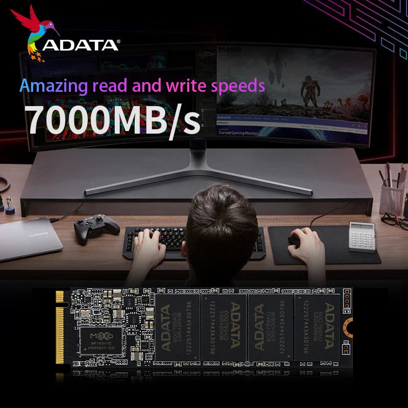 Imagem -06 - Adata-xpg S70q Solid State Drive M.2 2280 Pcie4.0 Nvme Ssd 1tb 2tb Disco Rígido Interno para Ps5 Laptop Desktop