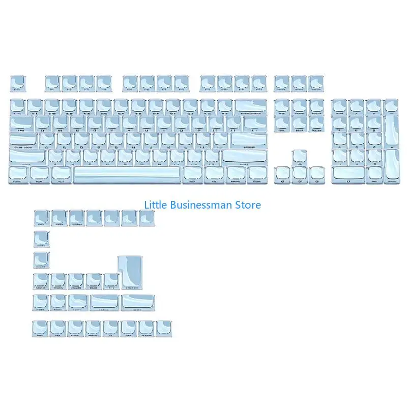 Seitlich bedrucktes Jelly-Style-Tastenkappen-Set MDA-Höhe für mechanische Tastatur-Styling M76A – Detail 9