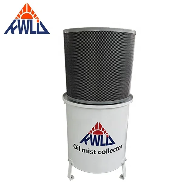 Waste Gas Filter Centrifugal Vertical Oil Mist Collector Air Cleaner for CNC Oil Gas Purification