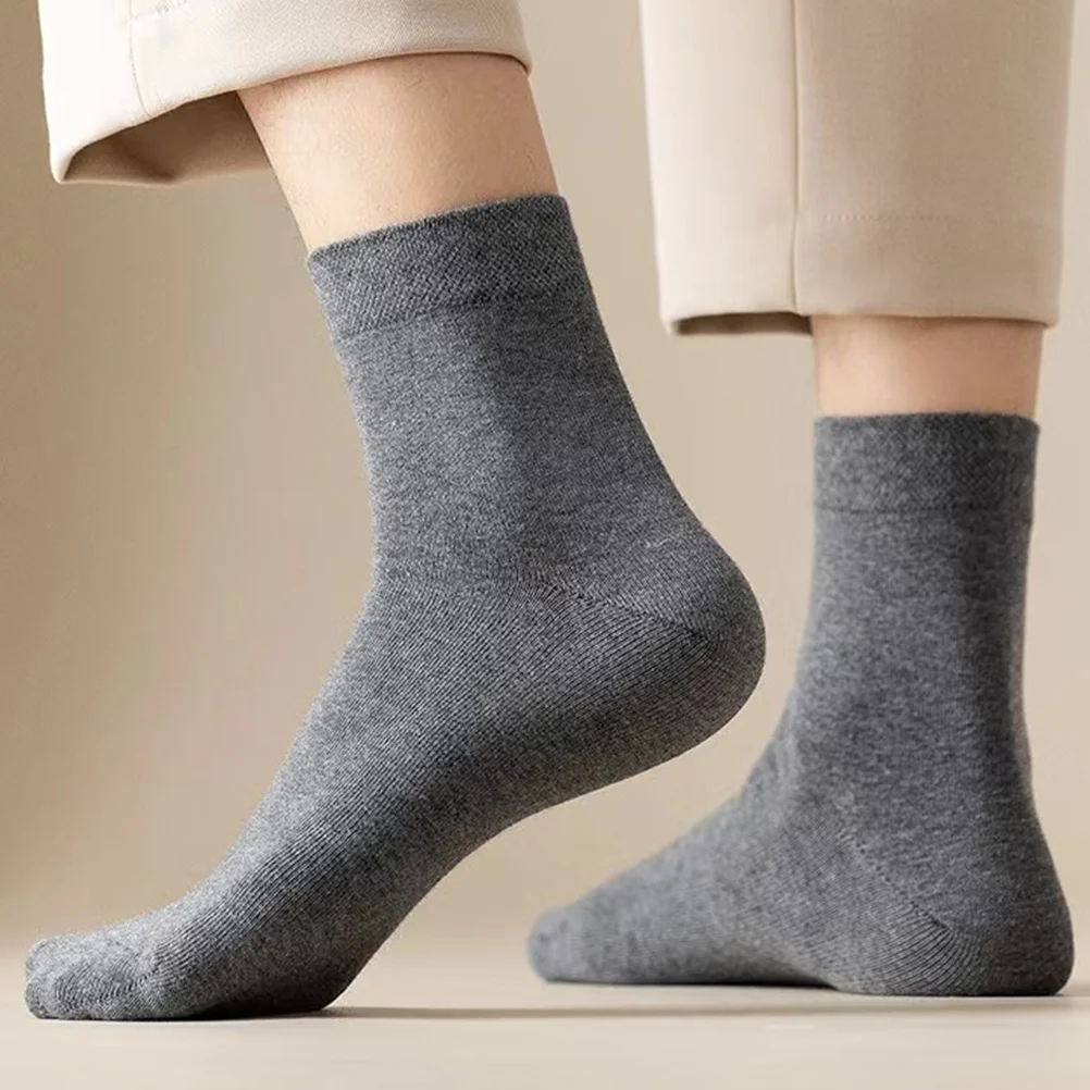 

Мужское платье до середины икры для деловой обуви, мягкие дышащие удобные мужские классические носки, спортивные носки