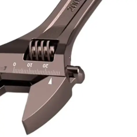 High Carbon Steel Adjustable Wrench Set 8 10 12 Inch Spanner With Rust Resistant Coating For Home Garden Plumbing Repair Tool