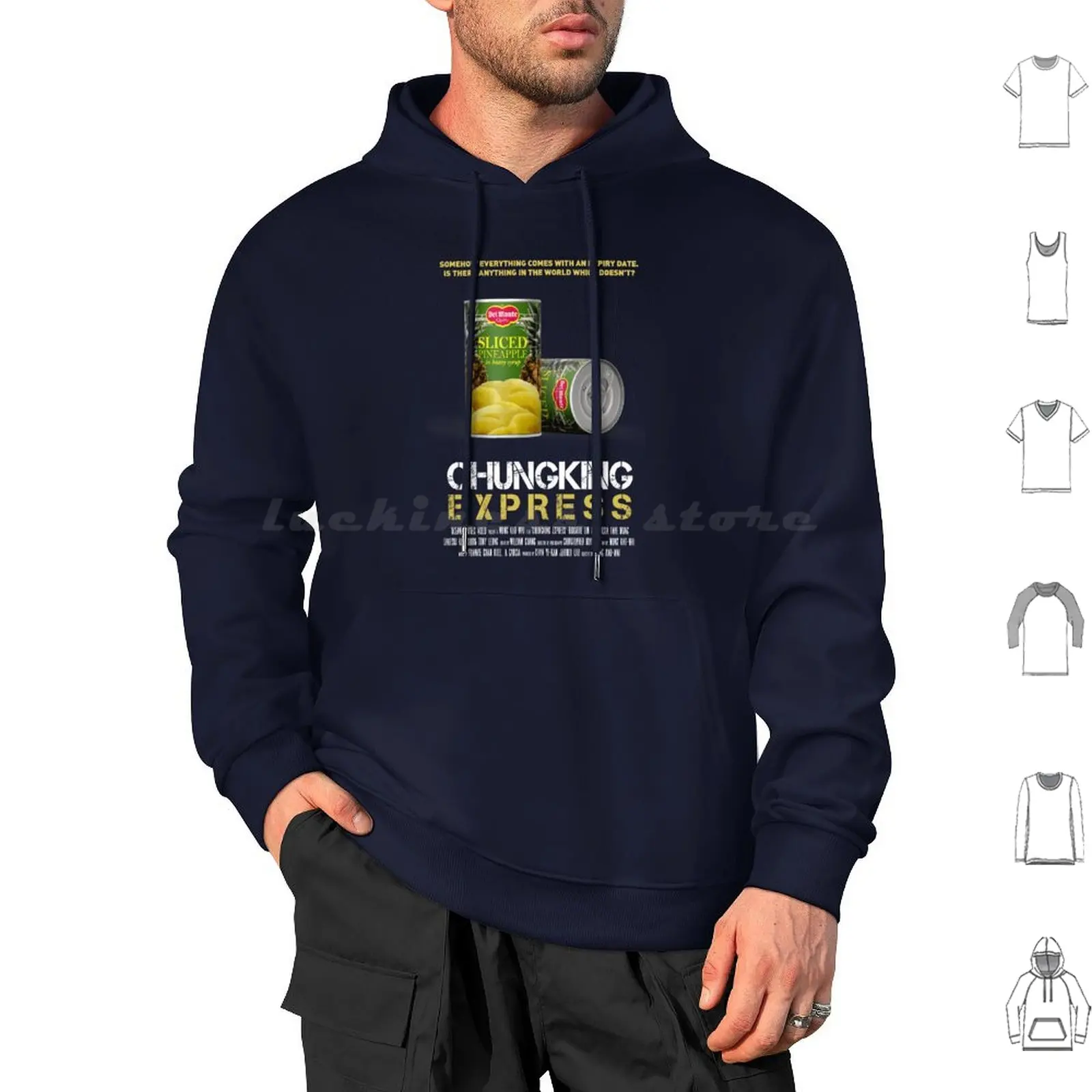 Chungking Express By Wong Kar Wai With Tony Leung , Faye Wong 1994 Alternative Movie Art Quote Hoodie cotton Long Sleeve