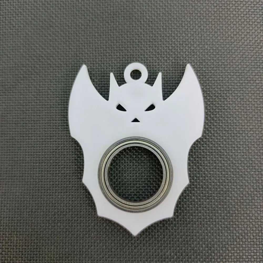 Relieve Boredom Keychain Fidget Spinner Anti-Anxiety Noctilucent Fingertip Spinning Keyring Light Weight Creative