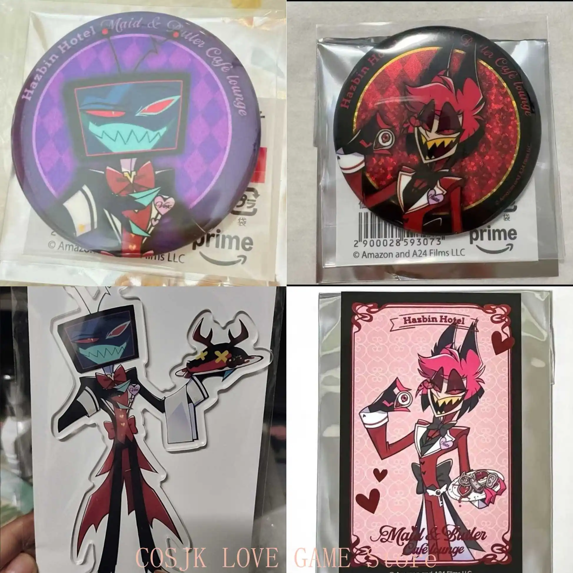 No Attributes Anime  Acrylic Stand Model Badge KeyChain Key Chain Pendant Figure Acrylic Keyring Collection Small Card Gifts