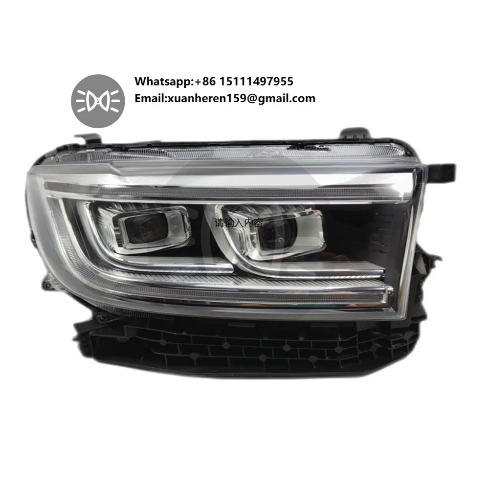 For Great Wall Motor Auto Headlights for Original Lighthouse Matrix Projector Great Wall Cannon Pao HD LED Headlights 2019 Laser