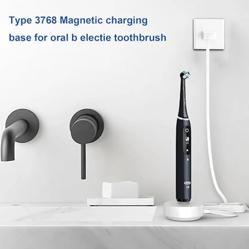 Oral-B iO Serisi Elektrikli Diş Fırçası için USB Şarj Aleti, Oral-B iO Serisi 7/8/9 Elektrikli Diş Fırçası için Manyetik Şarj Tabanı