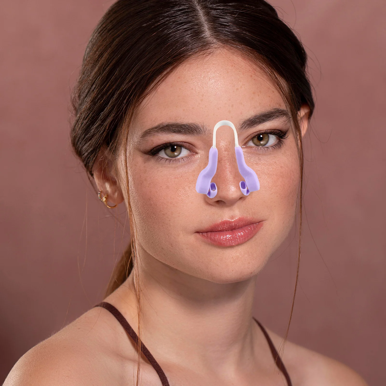 2 pz Clip Shaper Correttore Per Il Naso Dimagrante Morbido Silicone Uso Notturno Naso Sollevatore Dispositivo di Bellezza Per Il Sonno