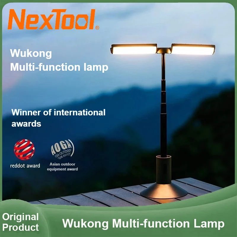nextool-wukong-multifunction-lamp-camping-light-outdoor-ambient-tent-hanging-light-household-rechargeable-night-lamp-flashlight