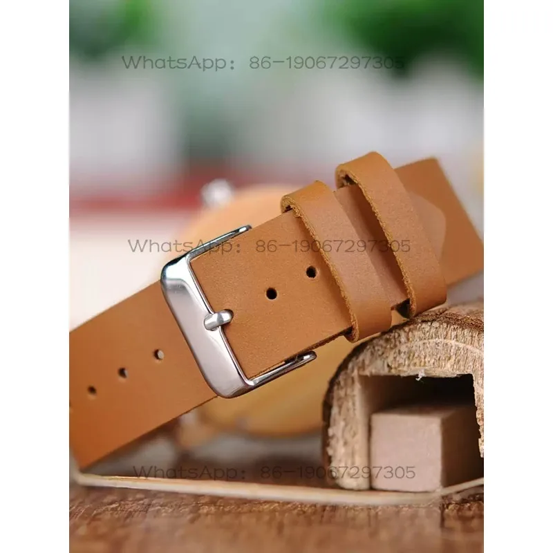 Simple casual bamboo and wood high school student male young couple watch couple model