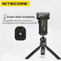 NITECORE Multipurpose Pocket Photography Fan Electric Portable Fan Stepless Wind Blower 100W Power Brushless Motor for Cleaner