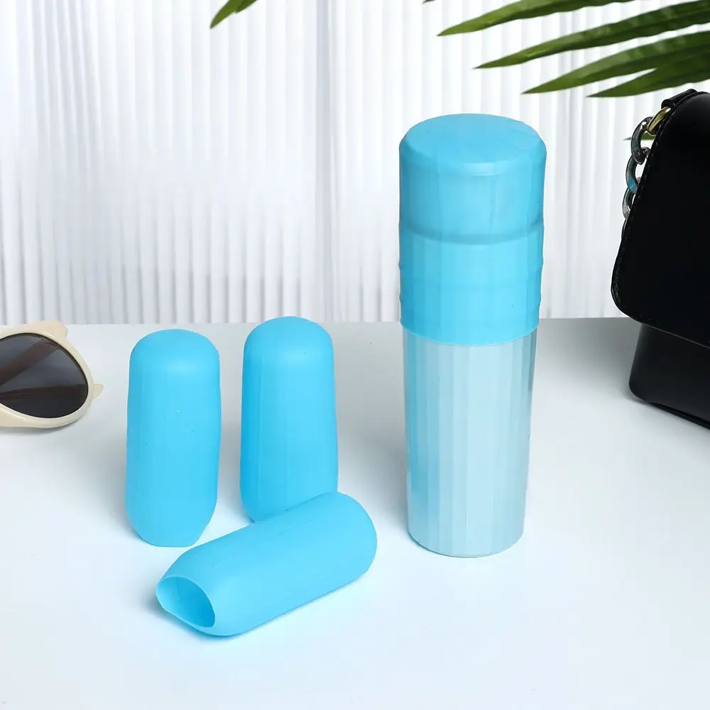 8Pcs Silicone Elastic Sleeve for Leak Proofing Travel Container Luggage Reusable Leak Proof Sleeves for Travel Accessory