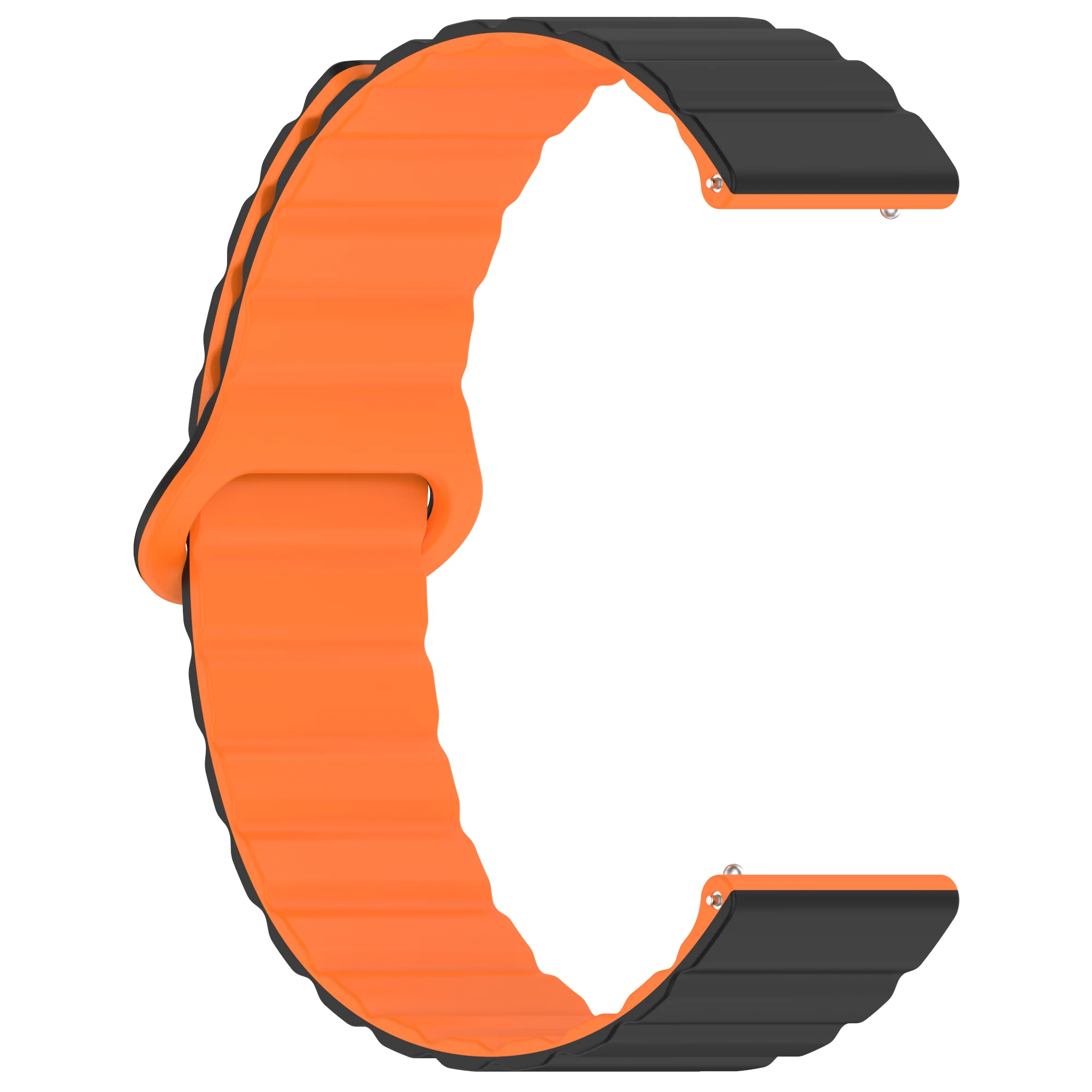 18mm/20mm/22mm Silicone Double-sided Magnetic Strap for Huawei GT5/5 Pro GT4 GT3 GT2, Quick-Release, Universal multiple models