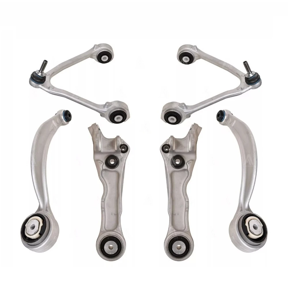 12PCS Front Suspension Upper Lower Control Arm Kit For Jaguar XJ X350 XK X150 XF 2002-2015 C2P24862 C2C39683 XR857884 C2C18573