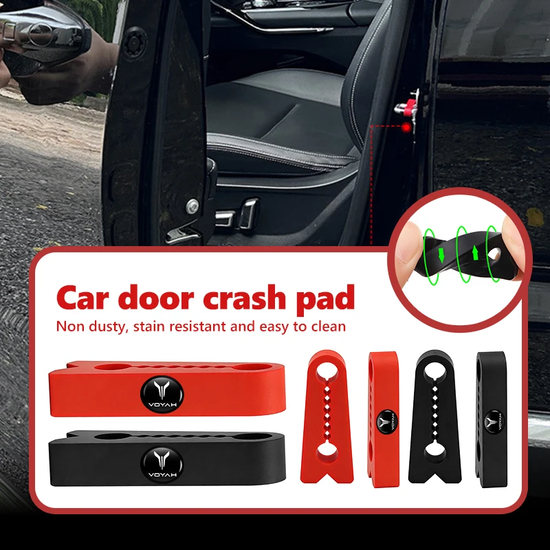 Protection anti-choc pour porte de voiture en Silicone, 4 pièces, coussinet de réduction du bruit pour Voyah Free Dreamer Courage Passion 2021 2022 2023 2024