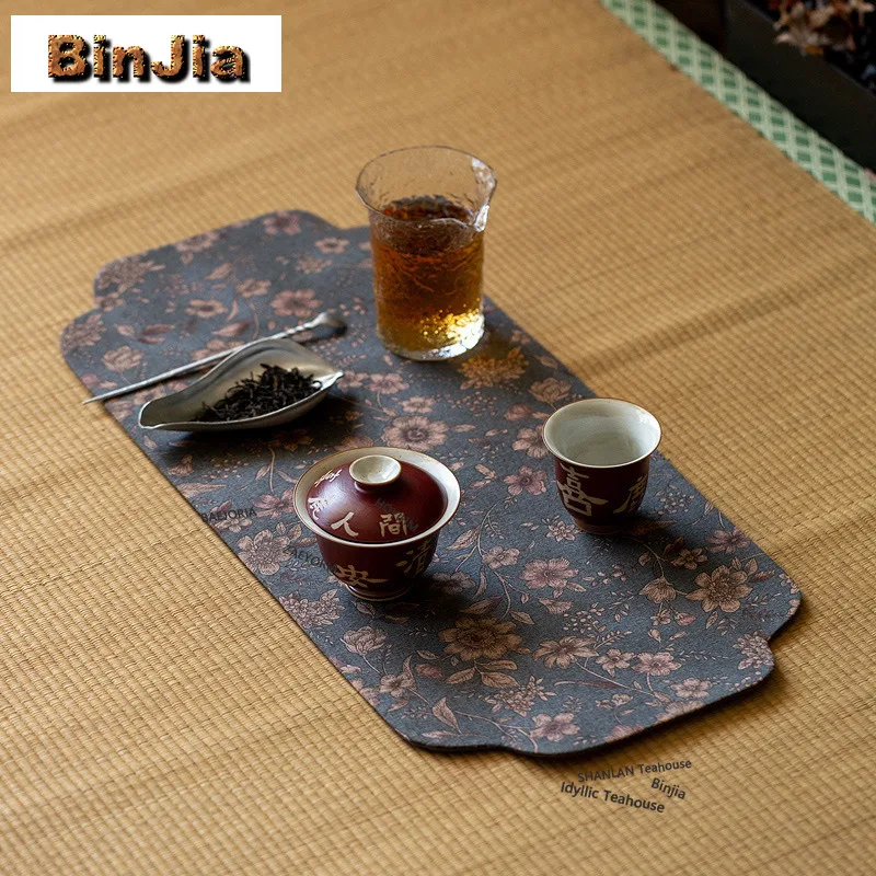 BAEJORIA Handmade Cotton And Hemp Tea Table Mats Elegant Drink Coaster Household Dinner Table Cloth Mat Drinkware Accessories