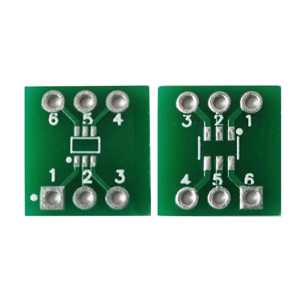 10pcs SC-70 SOT23-6 SOT23-5 Adapter Board Converter Plate Pinboard Patch SMD to DIP 0.5mm 0.65mm Spacing Transfer Board