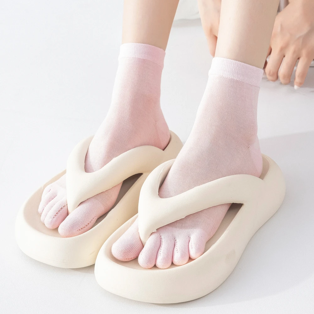 6 쌍 멀 베리 실크 여름 양말 여성 얇은 메쉬 발가락 - Silk Sock Bamboo 리뷰 및 가격