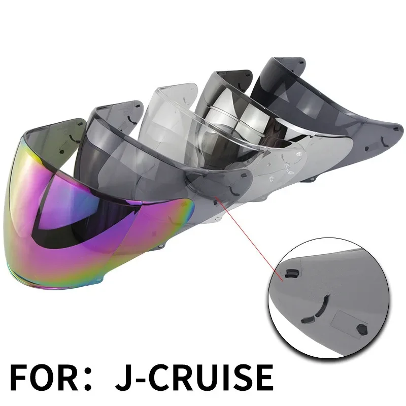 1PCS Motorcycle Helmet Visor for SHOEI J-Cruise 1 J-Cruise 2 J-Force 4 CJ-2 Casco Shield Viseria Capacete，Accesorios Para Moto - Image 5
