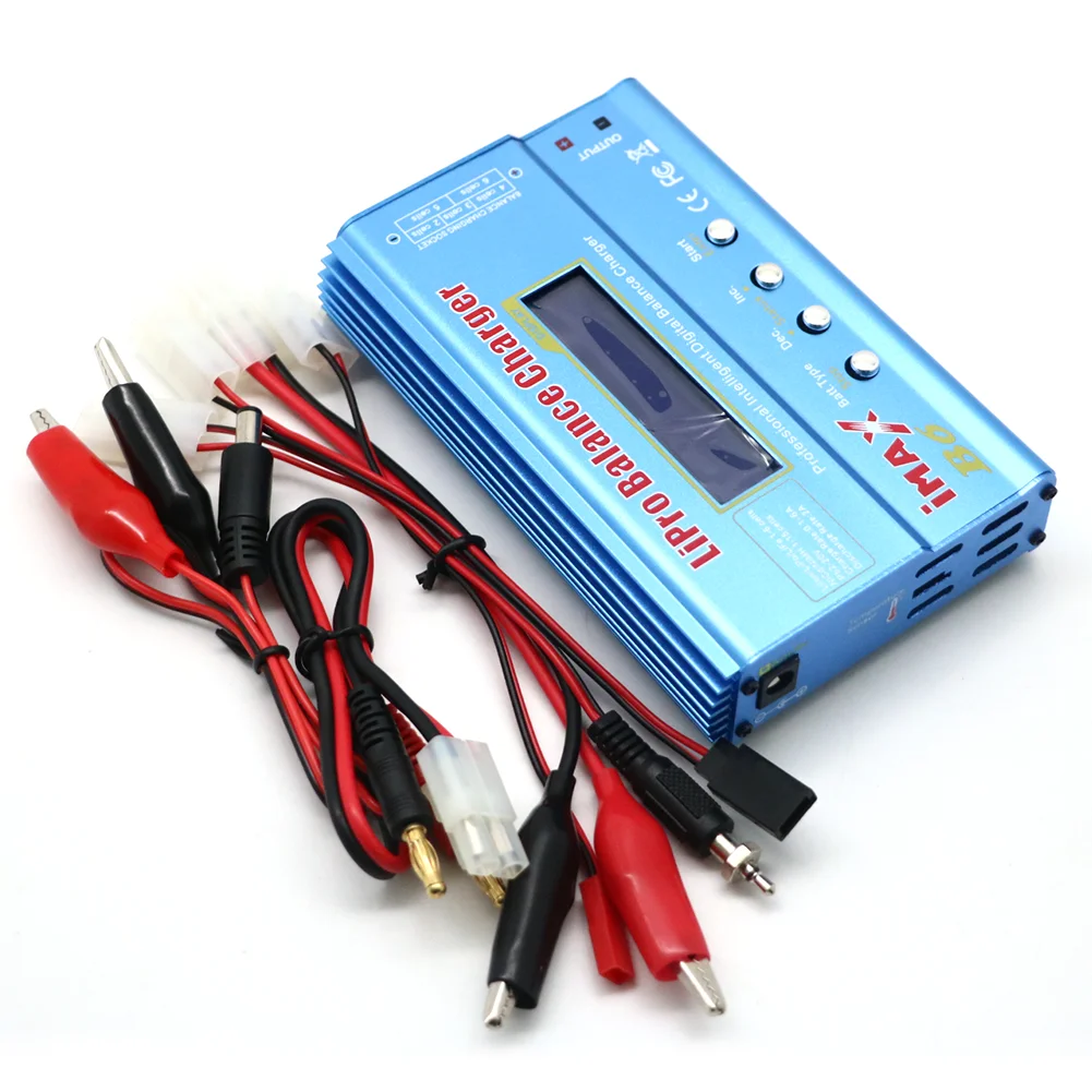 Digital Imax B6 80W Lipo Battery Balance Charger With T /XT60 /Tamiya /Mini Tamiya For 2S 3S 4S 5S 6S RC Lipo Car Boat Toy