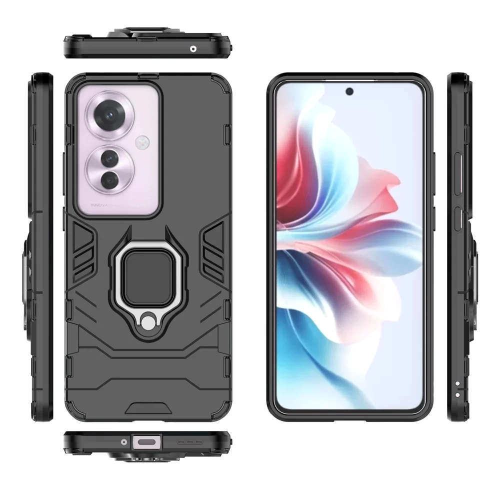 Для OPPO Reno 11F Fusion Ring Armor чехол для телефона для OPPO Reno11F полная защита чехол от падения