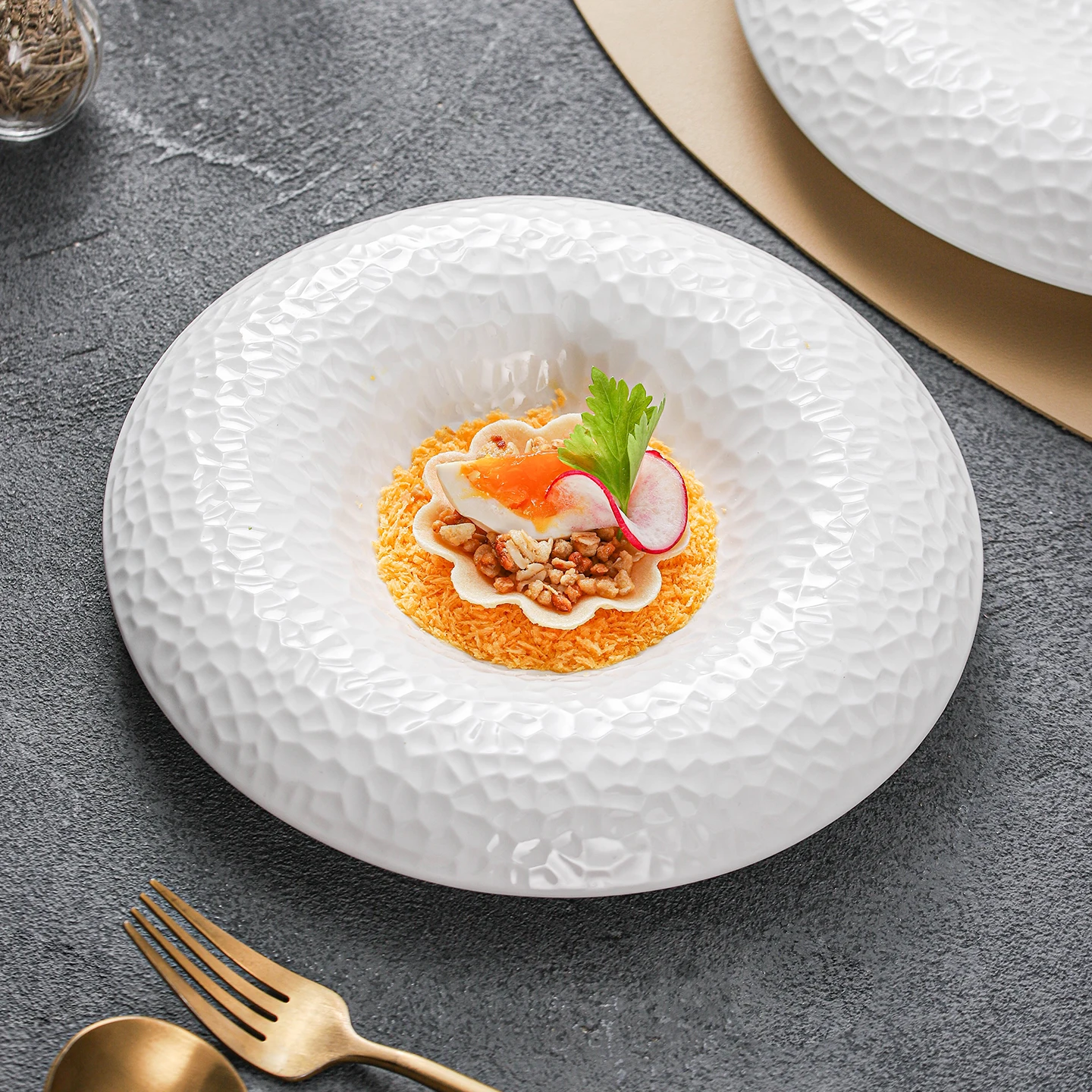 

Белая салатница Ele Pure White: креативная глубокая тарелка для фруктов и салатов в западном стиле, уникальная посуда для ужина