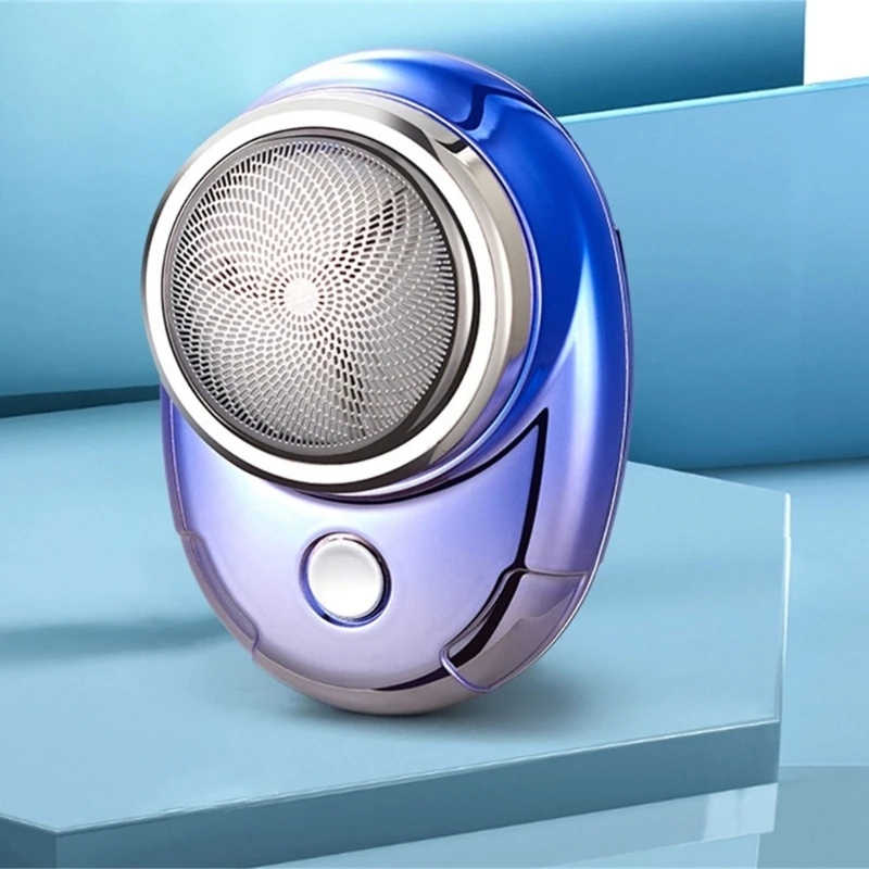 Миниатюрная электробритва Бритвы с зарядкой через USB, технология Turbos 3 Blades, удобный и простой в использовании легкий вес