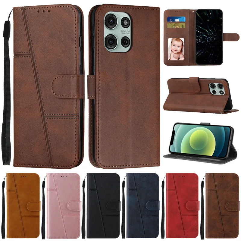 Para Motorola Moto G56 5G Funda con tapa tipo billetera Funda de libro para Coque Motorola Moto G56 MotoG86 G 56 5G Funda protectora para teléfono