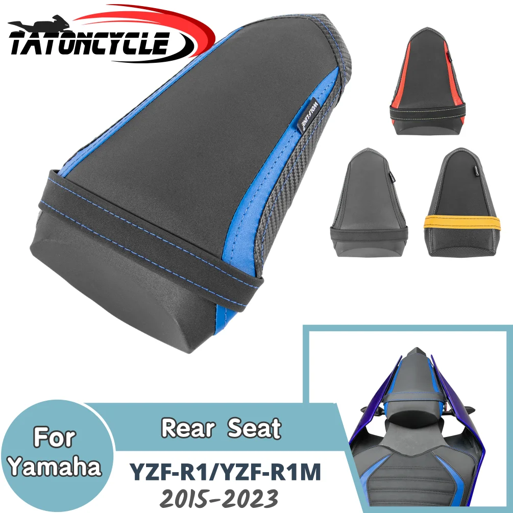 

For Yamaha YZF-R1M YZF R1 R1M Rear Seat Cushion YZF-R1 2015-2023 YZFR1 YZFR1M Motorcycle Passenger Pillion Cover Accessories