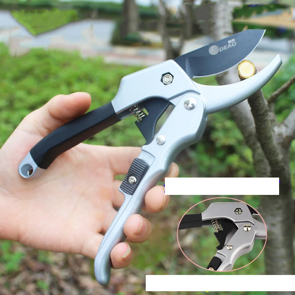 

Fruit Tree Shears High Quality Branch Hand Pruner Orchard Tool Ratchet Garden Scissor Sharp Blade Non Slip Handle Easy Cutting