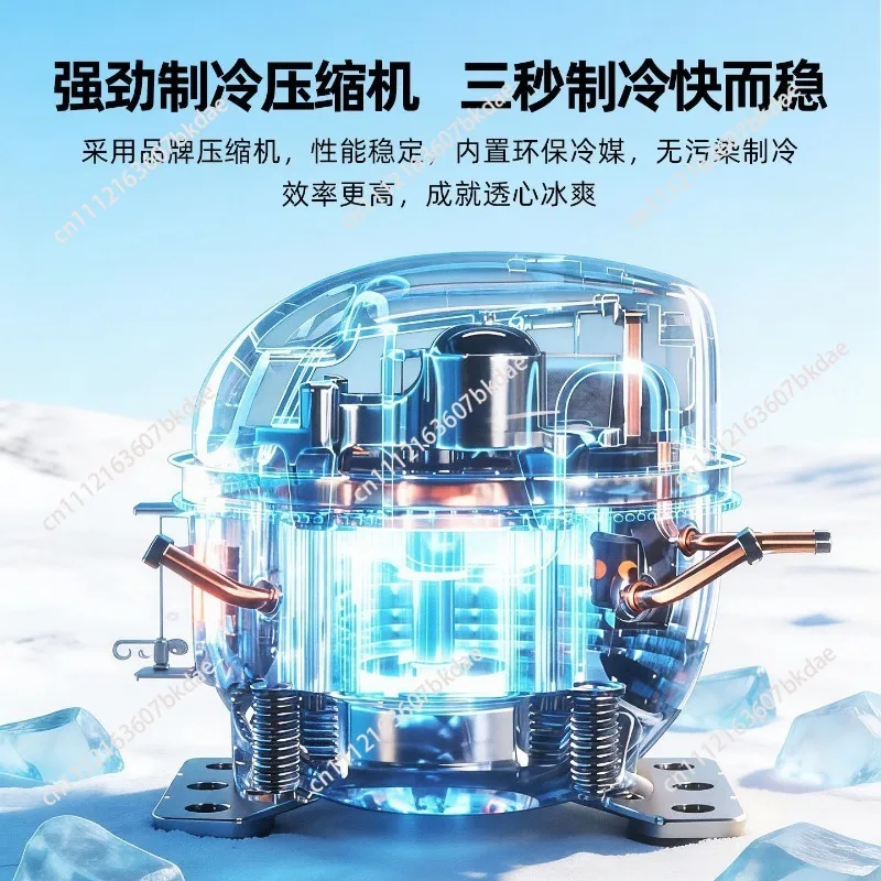 Portable Air Conditioner Outdoor Tent Camping Parking Mini Air Cooler Mobile Cooling Fan for Travel Car RV Outdoor Use