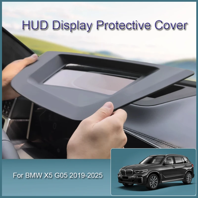 For BMW X5 G05 2019-2025 Car HUD Display Protective Cover Head Up Display Reflective Projection Screen Dustproof Accessory