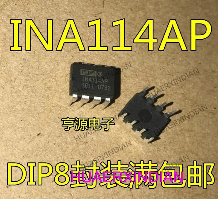 

10PCS New Original INA114 INA114AP INA114BP DIP8