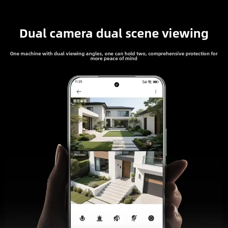 Nwe Original Xiaomi Outdoor 4 Dual Camera Version IP66 Security Protection CCTV AI Detection Full-Color Night Vision Smart Home