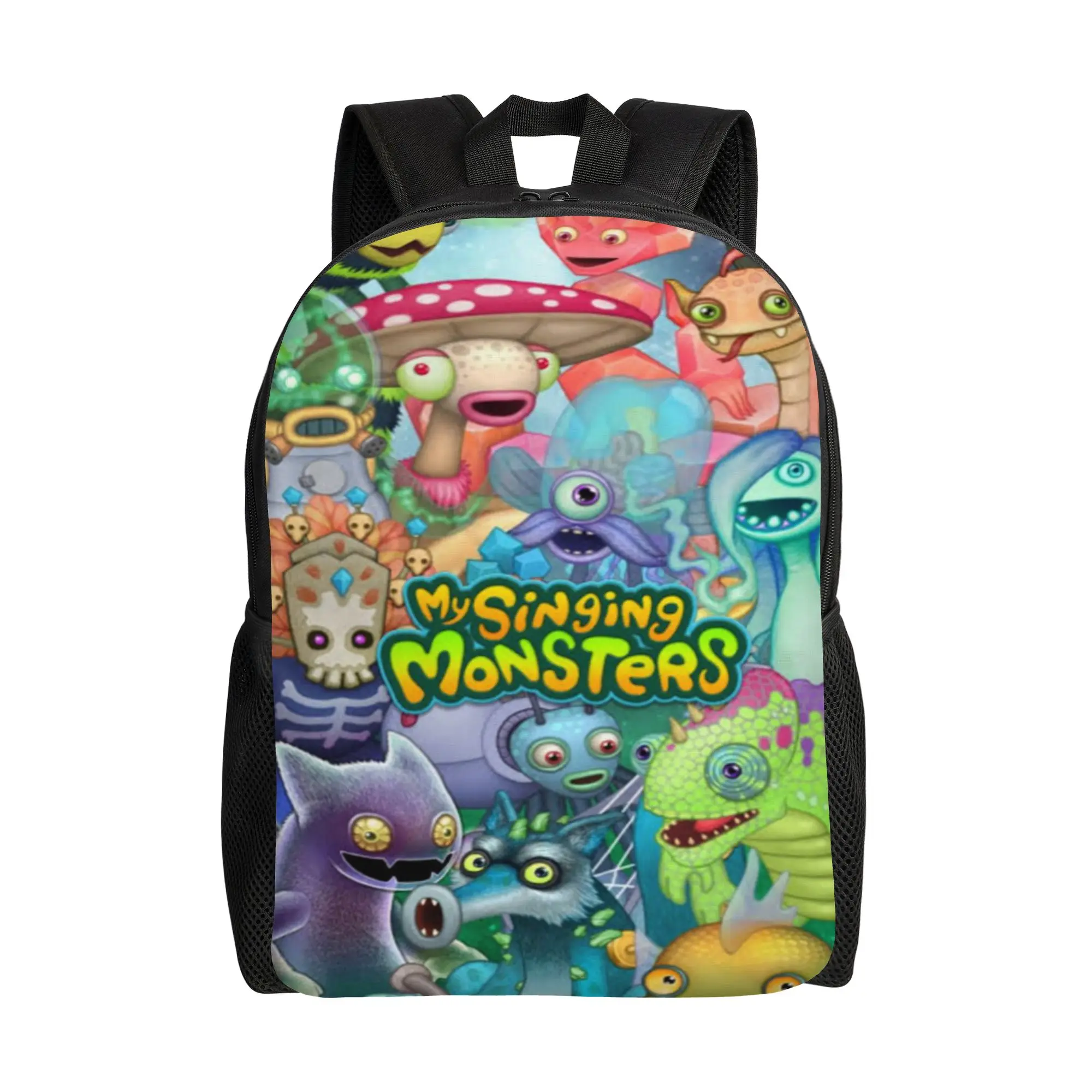 My Singing Monsters  Backpack Unisex  Lightweight Backpacks Polyester Fashion School Bags Outdoor High Quality Rucksack