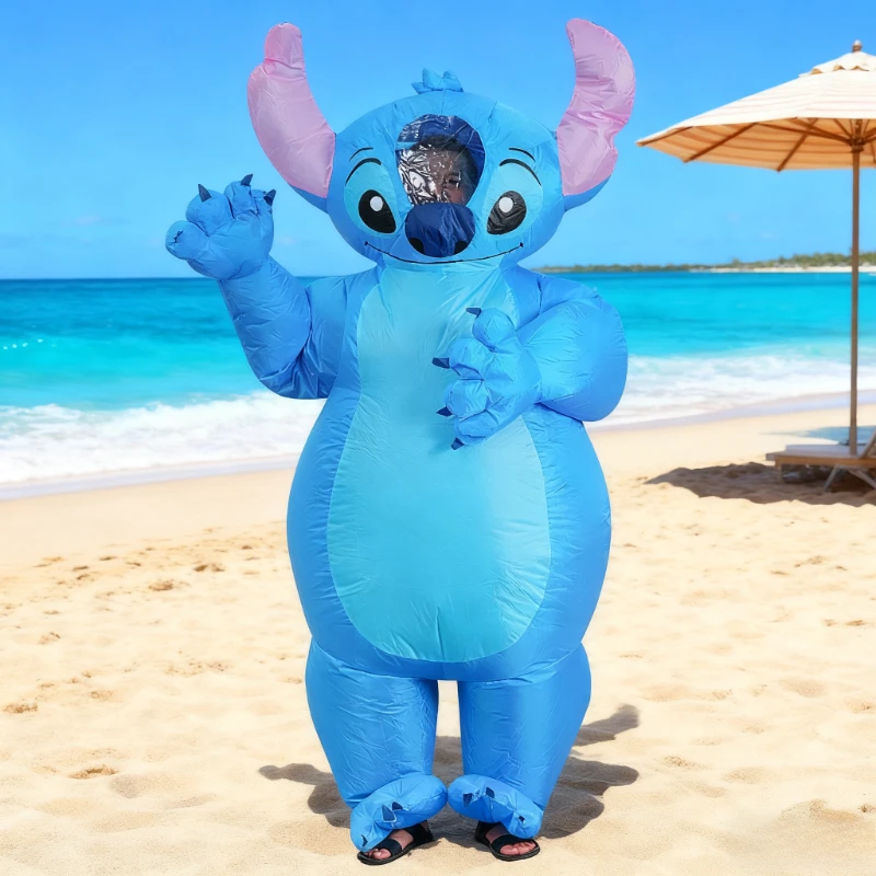 

Аниме Interstellar baby Stitch надувной костюм Stitch косплей надувной костюм аниме цельный костюм Рождественское нарядное платье