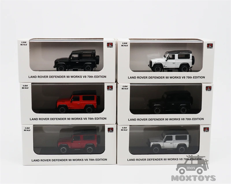 LCD 1:64 Land Rover Defender 90 70th anniversary Diecast Model Car