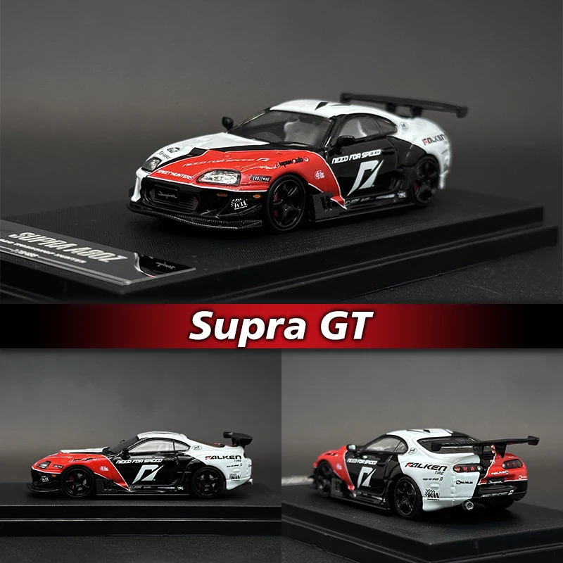 GDO In Stock 1:64 Supra A80Z NFS Racing Diecast Diorama Car Model Collection Miniature Toy