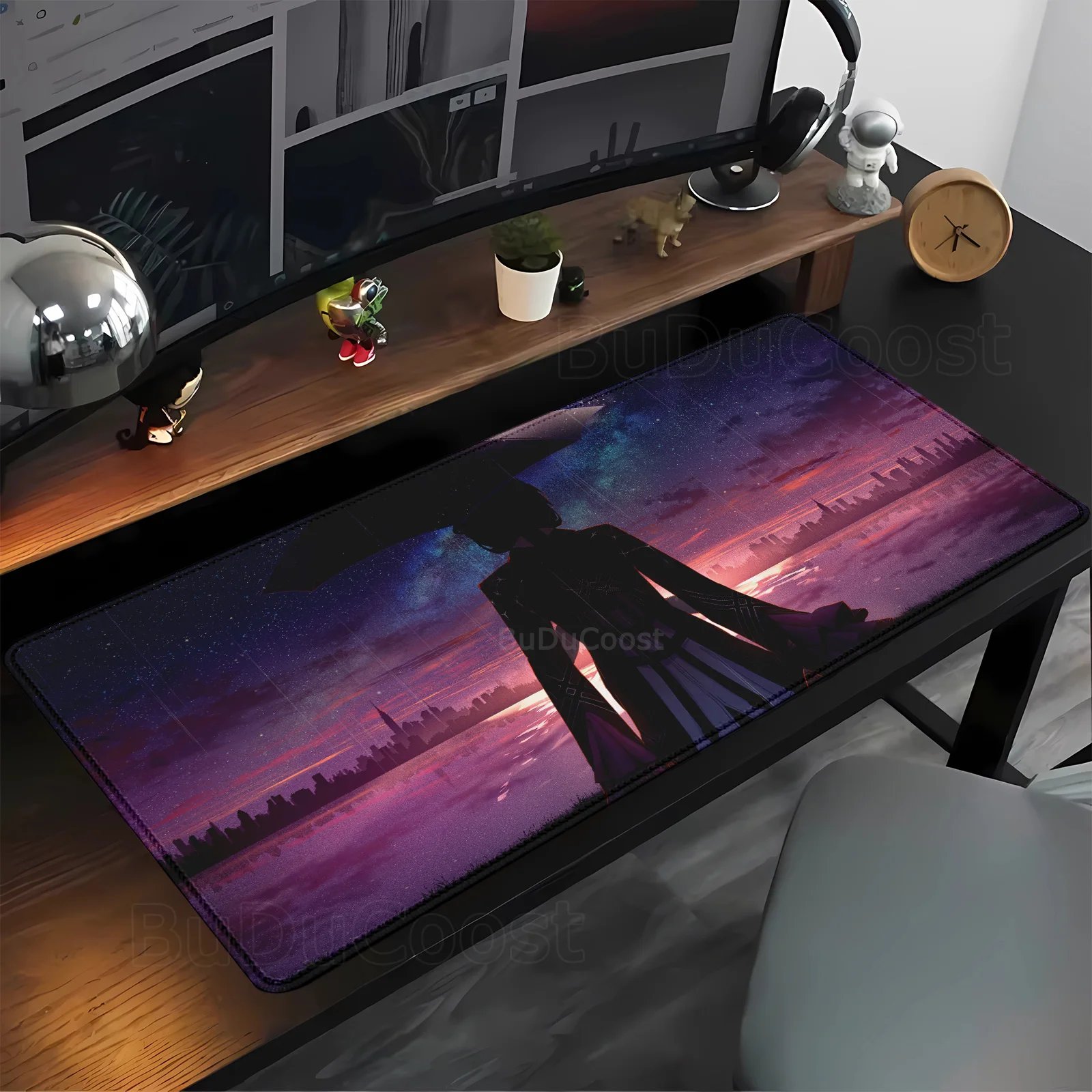 Honkai Kafka keyboard Accessories Mouse Pad Rubber Mouse Pad xxl Super Big Large Edge Stand Lock Desk Hentai Mouse Pad Mat