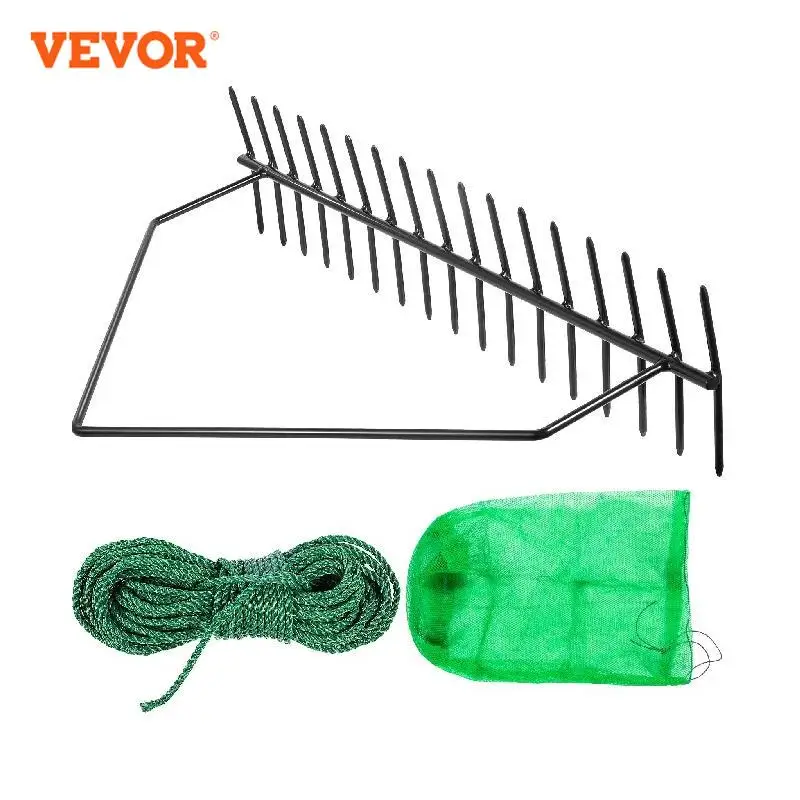 VEVOR Pond Rake Aquatic Weed Rake 32