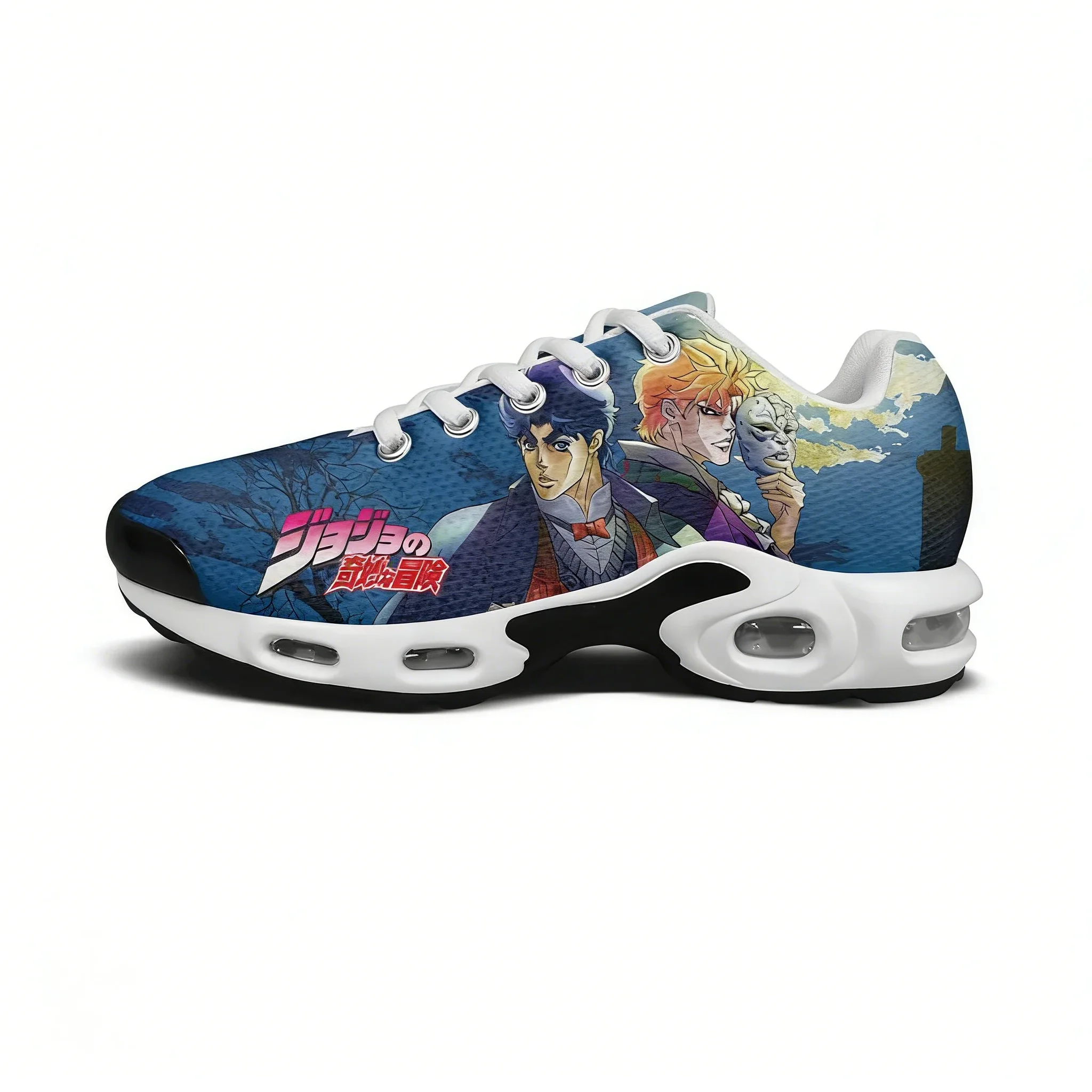 

Jojo Lightweight Sport Shoe Air Cushion Sneakers Mens Womens Teenagers High Quality Cartoon Custom Made Leisure Mesh Sneakers