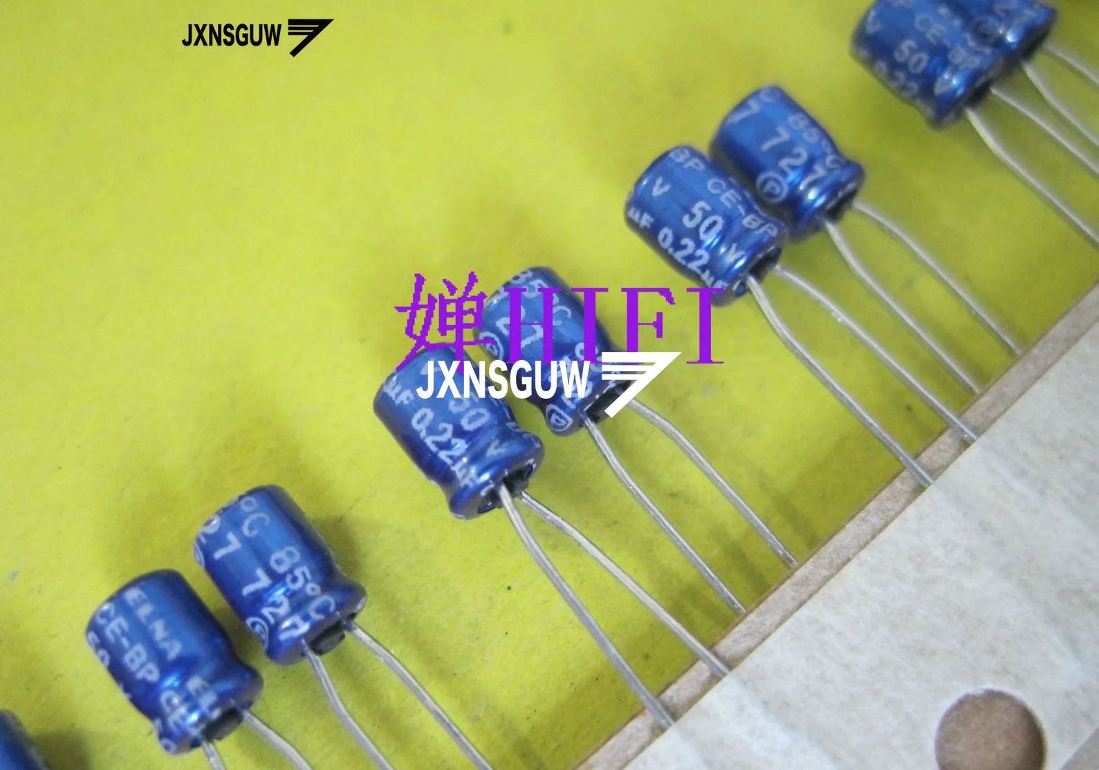 20PCS new ELNA CE-BP 50V0.22UF 4X5MM Blue robe Aluminum electrolytic capacitors 0.22uF/50V 85 degrees 0.22UF 50V