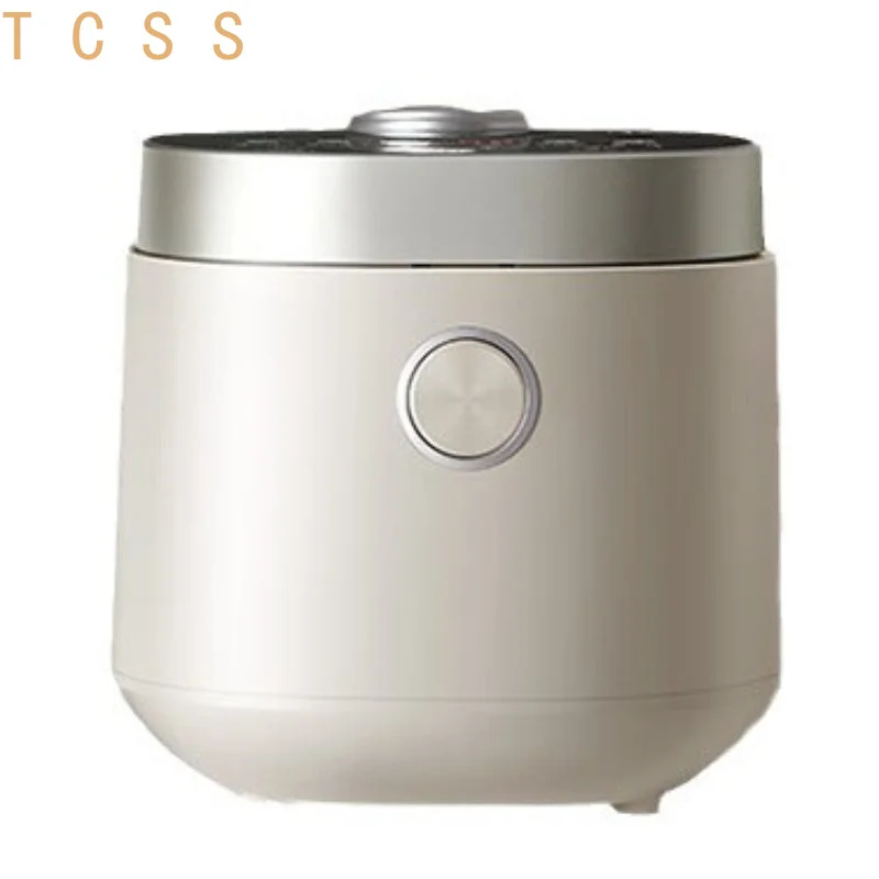 Mini Electric Rice Cooker Micro Pressure Iron Pot 1-3 Person Small Home Steamer Non-Stick Porridge Soup Keep Warm Compact